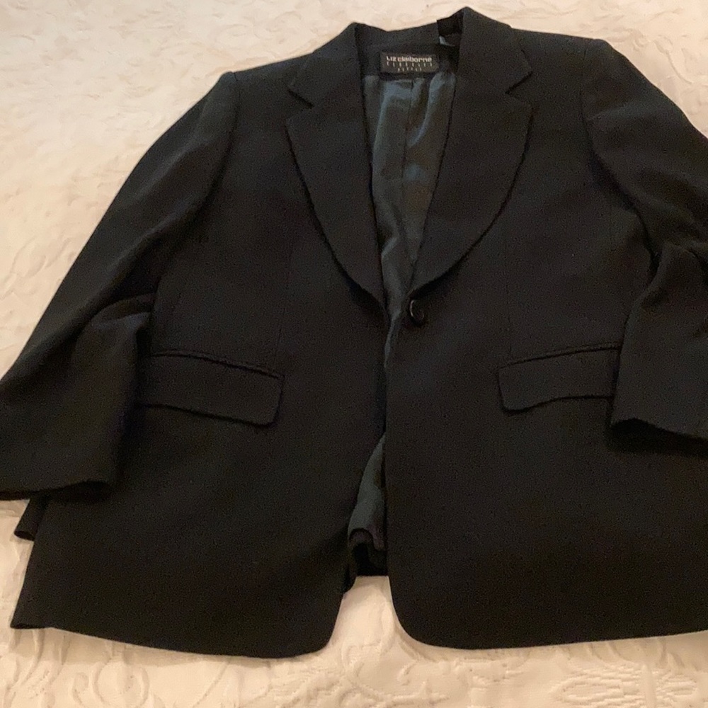 Black suit jacket